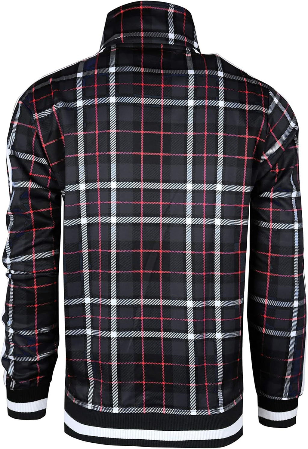 -TRACK JACKET Mens Urban Hip Hop Premium Track Jacket - Slim Fit Side Taping Sportswear Urbanwear Streetwear Top